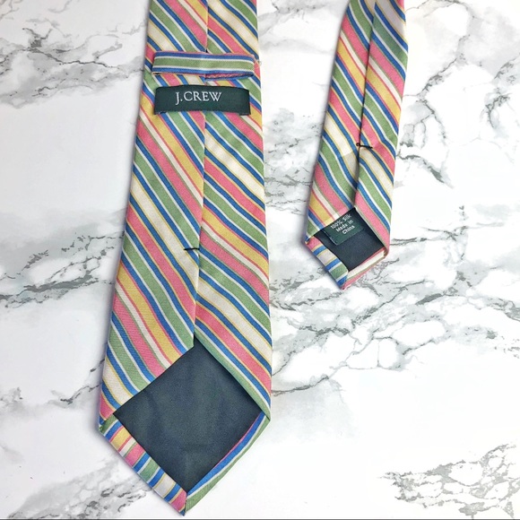 SOLD 💛 j. crew // striped men’s skinny tie - Picture 4 of 6
